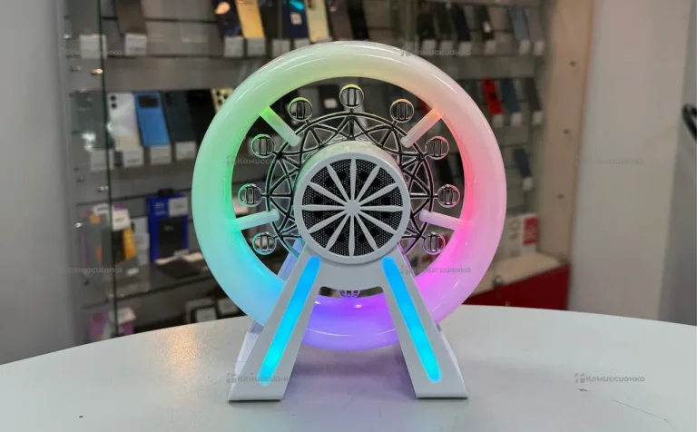 Колонка  с кольцевой подсветкой RGB