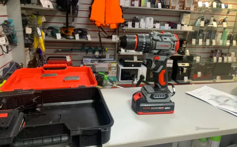 48v шуруповерт crown