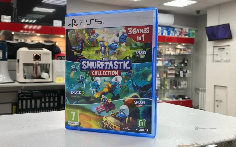 Sony диск для Ps5 the smurftastic collection 3in1