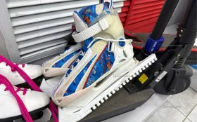 Купить Коньки Sochi 2014 (34 размер - увеличивается) б/у , в Челябинск Цена:390рублей