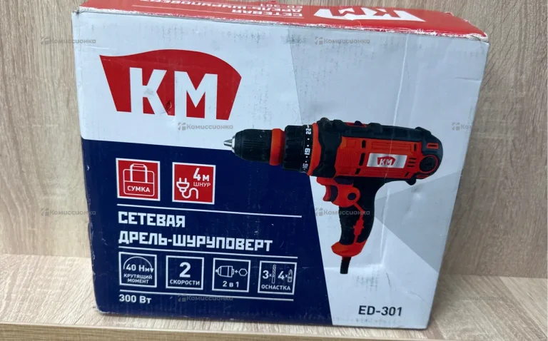 сетевая дрель-шуруповерт ED-301