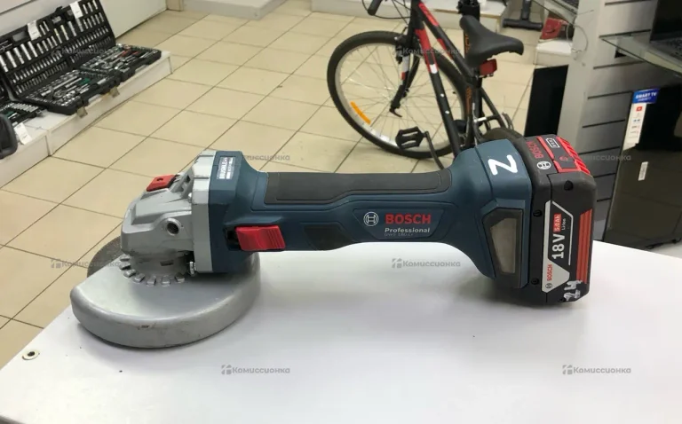 Аккумуляторная УШМ BOSCH GWS 180-Li 4.0Ач