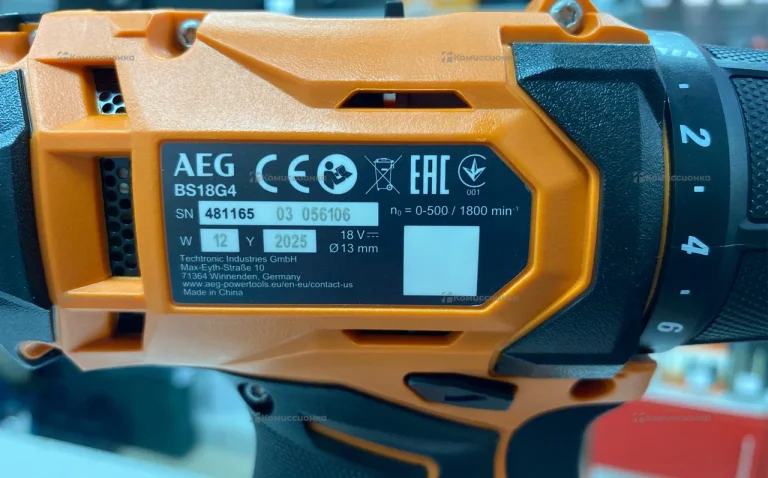 Дрель-шуруповерт AEG BS18G4