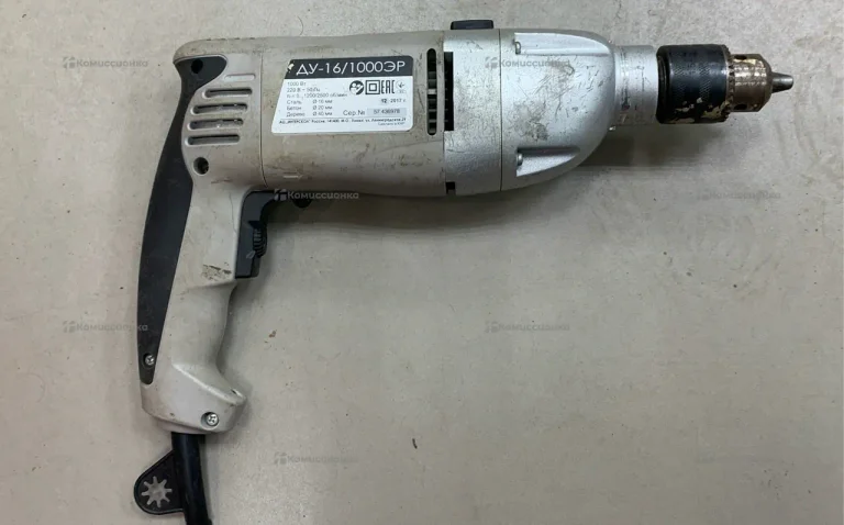Дрель Интерскол ДУ-16/1000ЭР