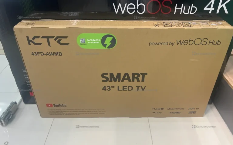 Телевизор LED KTC 43FD-AWMB /FHD/WebOS/1-8Gb/Magic Remote/