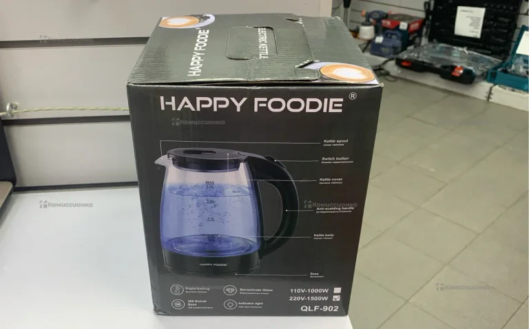 Чайники стеклянный Happy Foodie