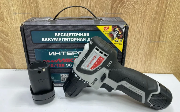 Дрель-шуруповерт ИНТЕРСКОЛ ДА-10/12 В