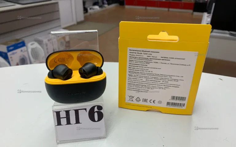 Наушники  Realme buds T200 lite