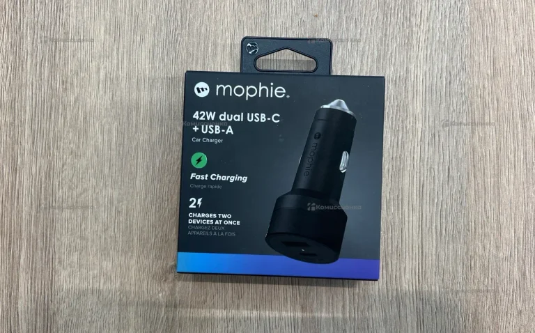 Автомобильное Зарядное Устройство Mophie USB A + USB C 42W