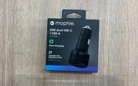 Автомобильное Зарядное Устройство Mophie USB A + USB C 42W