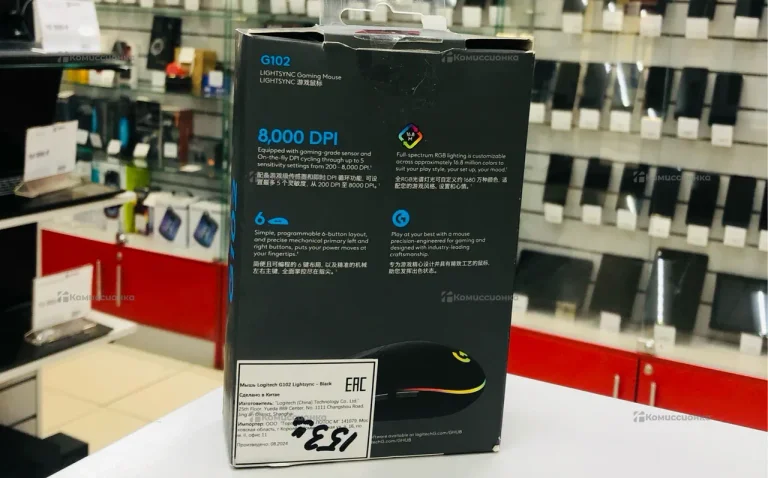 Мышь logitech g102