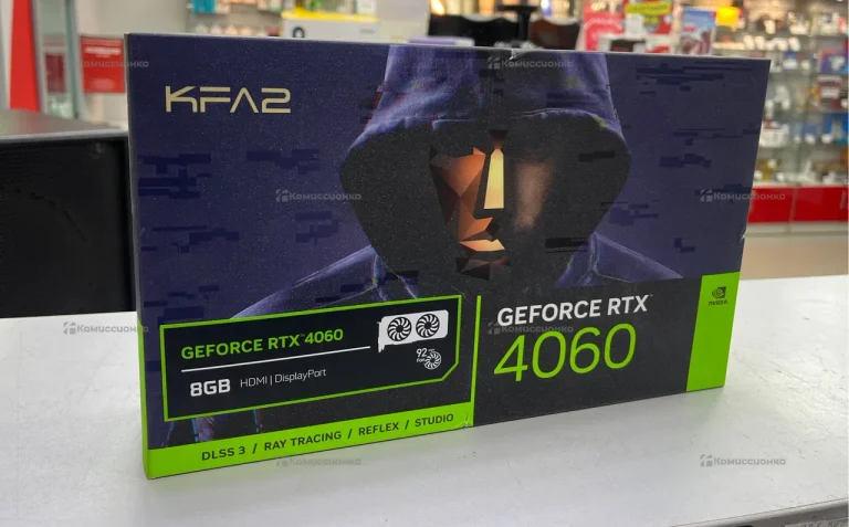 Видаакарта KFA2 GeForce RTX 4060 CORE Black 8 Г5