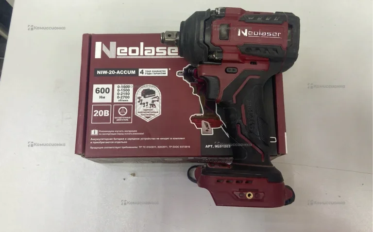 Гайковерт аккумуляторный ударный бесщеточный NIW20