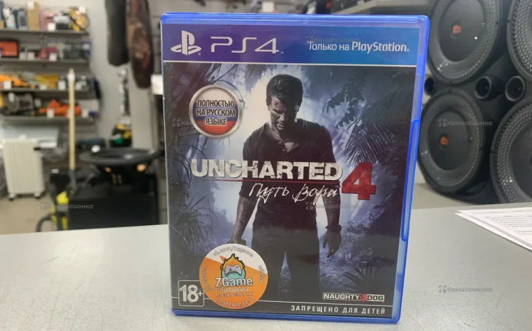 PS4. Диск Uncharted 4