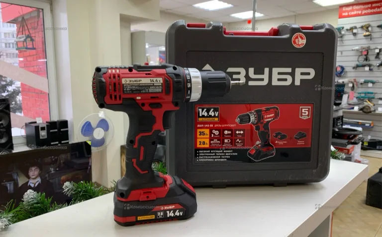 дрель шуруповерт зубр дшл-145