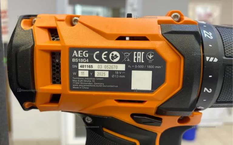 Аккумуляторная дрель-шуруповерт AEG BS18G4