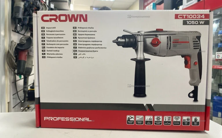 Ударная дрель CROWN CT10041