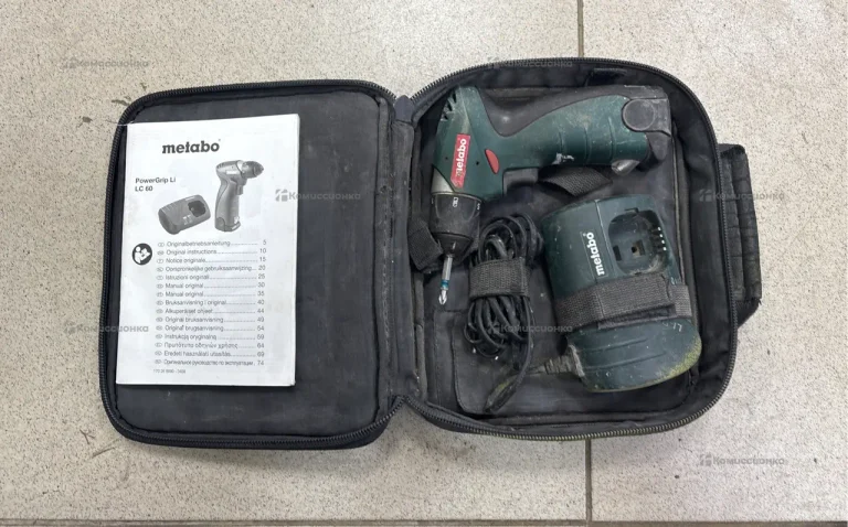 Шуруповерт metabo PowerGrip Li