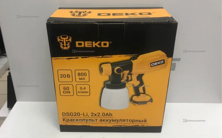 Аккумуляторный Краскопульт Deko DSG20