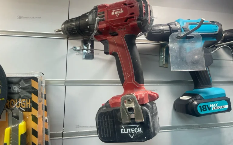 Аккумуляторная дрель-шуруповерт ELITECH ДА 12СЛ2