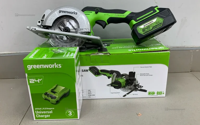 Аккумуляторная циркулярная пила Greenworks 1501207