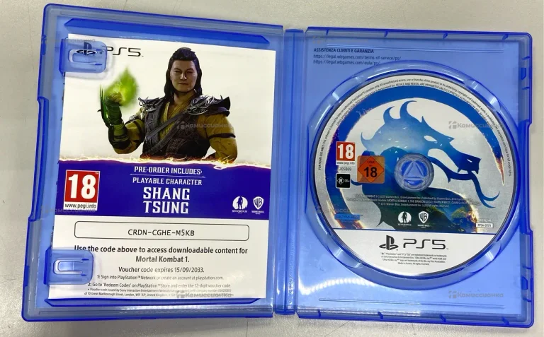 Диск PS5 Mortal Kombat 1