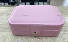 Шкатулка органайзер розовая для ювелирных украшен
