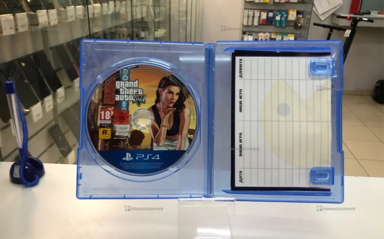 Sony PlayStation  диск gta 5