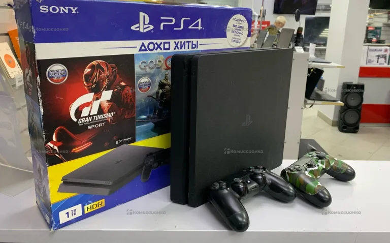 Приставка PS4. Slim 1 TB. 12.52w