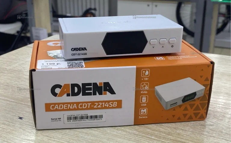 Цифровой эфирный приемник Cadena CDT-2214sb