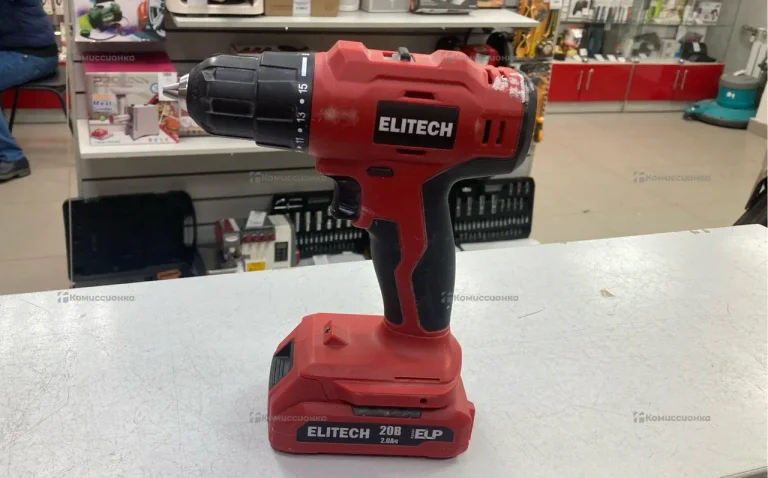 Дрель-шуруповерт Elitech ДА 20-2CЛ