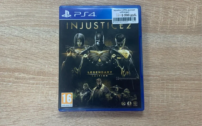 PS4. диск Injustice 2 legendary edition