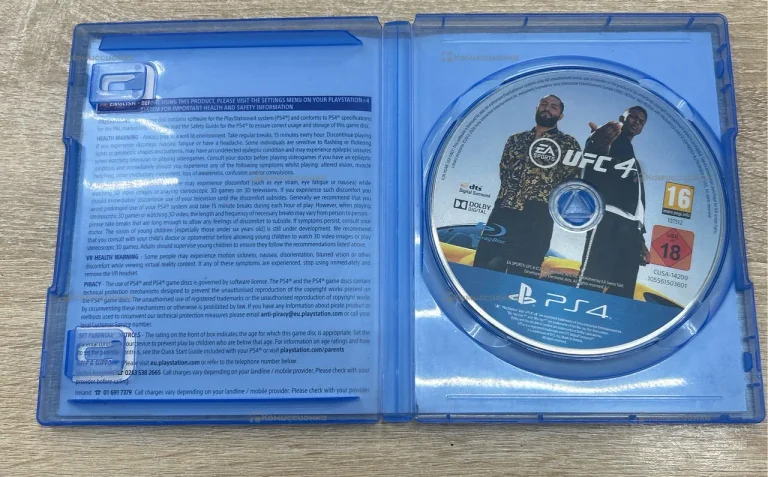 диск PS4.. UFC 4
