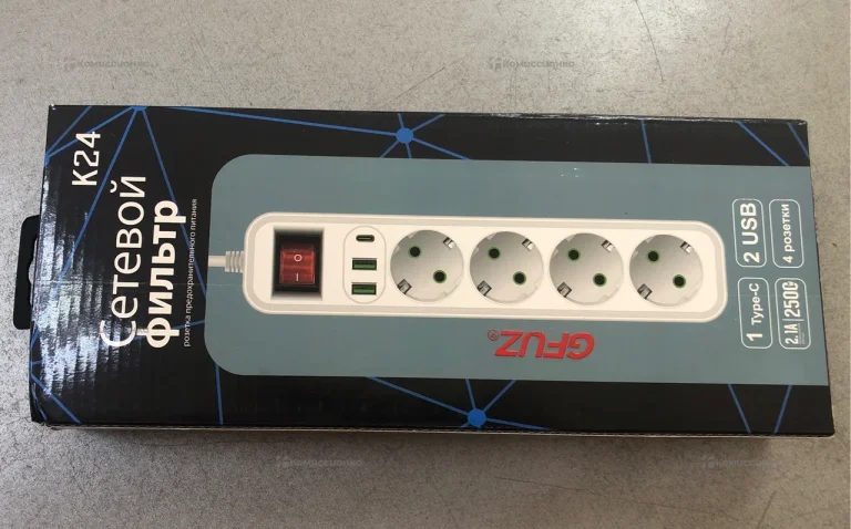 Сетевой фильтр gfuzf K26 3 розетки