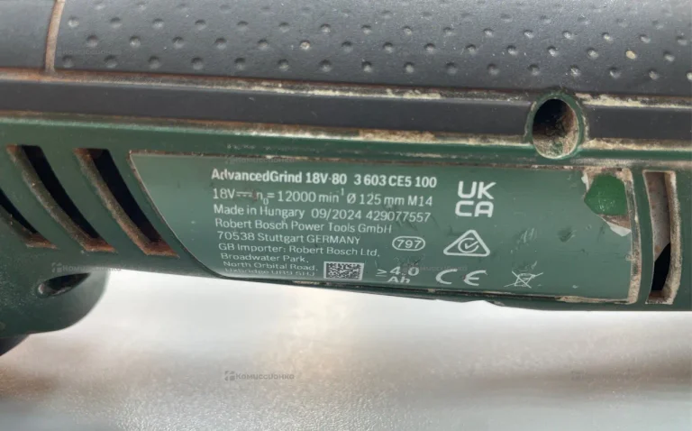 УШМ аккумуляторная BOSCH AdvancedGrind 18
