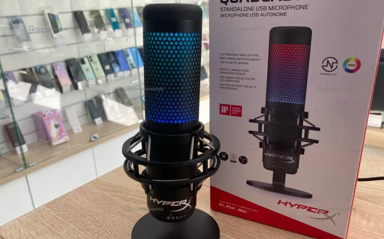 Игровой микрофон hyperx quadcast s