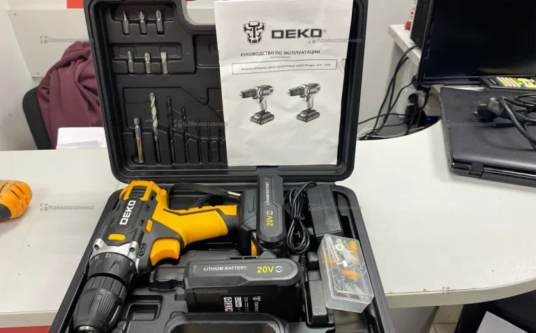 Аккумуляторная дрель-шуруповерт DEKO