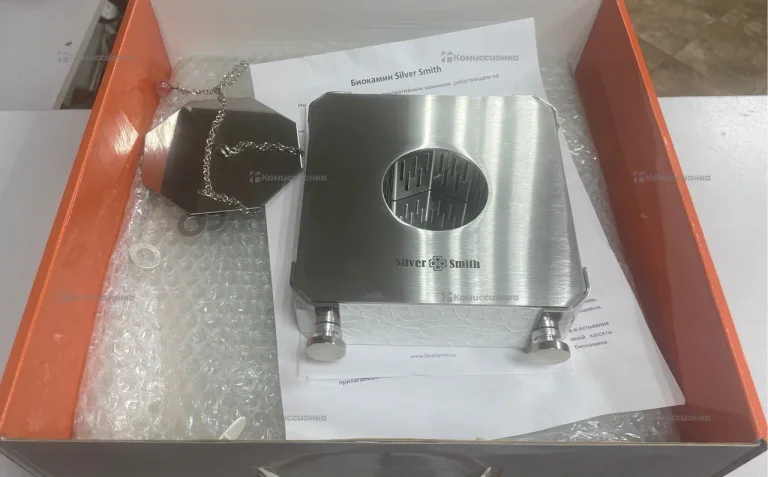 Настольный Биокамин Silver Smith mini 3 Premium W