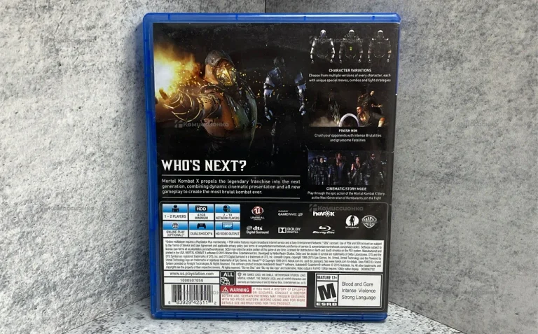 ps4 Диск Mortal Combat X PS4