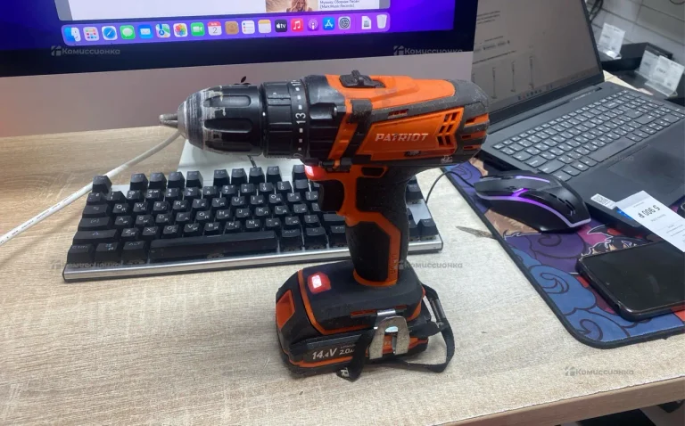 Дрель-шуруповерт аккумуляторная PATRIOT BR 141ES
