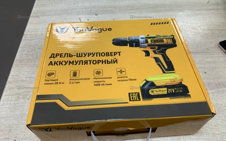 Дрель шуруповерт YouVogue 21V