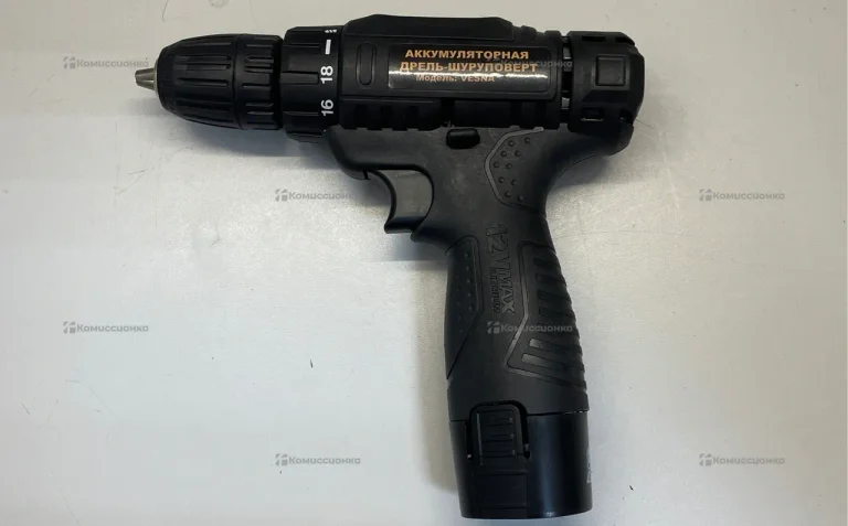 аккамуляторный дрель шуруповерт vesna