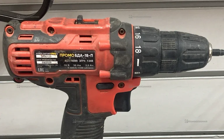 Шуруповерт промо бда-18-п