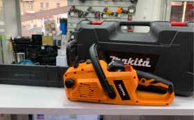 Цепная пила аккумуляторная Makita(оранжевая)