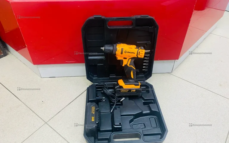 Аккумуляторная дрель-шуруповерт ВИХРЬ ДА-24Л-2К