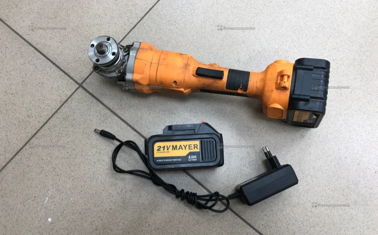 аккумуляторная УШМ Mayer 125.