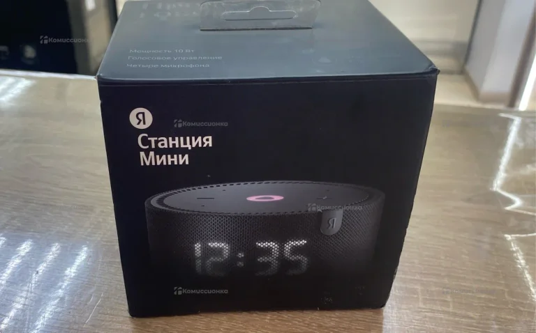 Колонка  Яндекс станция мини с часами