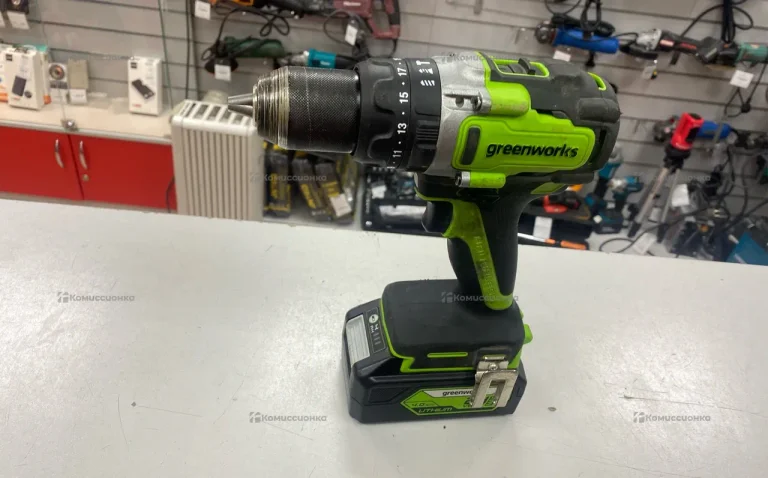 Дрель-Шуруповерт GreenWorks GD24DD140