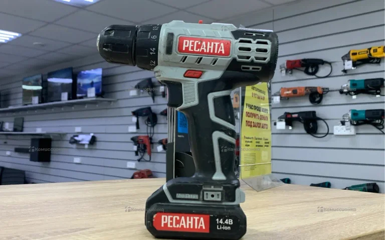 Дрель шуруповёрт Ресанта ДА-14-2ЛК