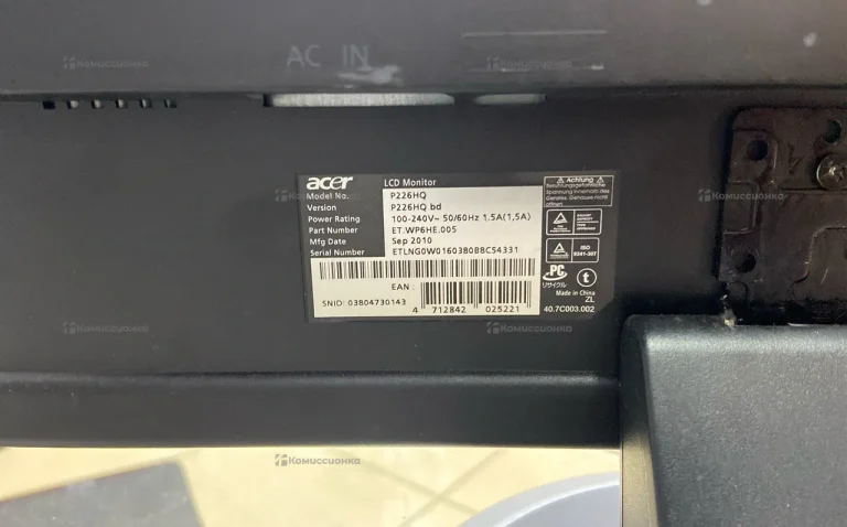 Монитор Acer P226HQbd